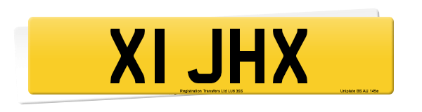 Registration number X1 JHX